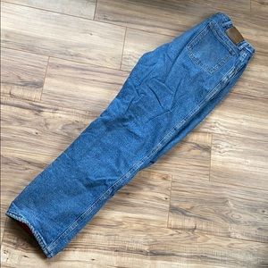 Men’s like new Wrangler fleece lined jeans